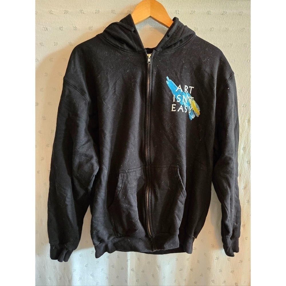 "Art Isn't Easy" Sunday in the Park with George Zip-Up Hoodie Broadway Size M